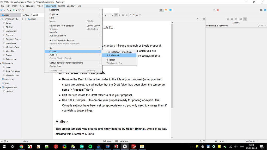 [NB] Unable to convert inspector footnotes to inline footnotes ...
