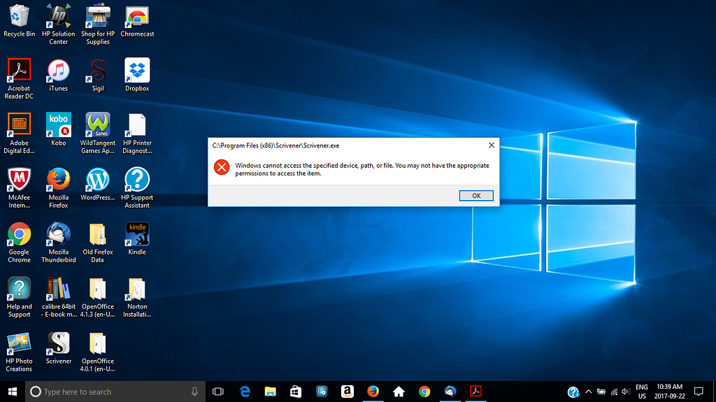 Bad Image Error - Scrivener for Windows - Literature & Latte Forums