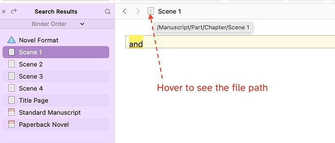 hover to see file path 2