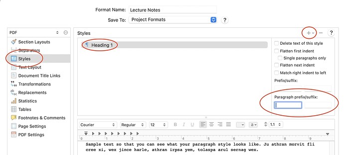 placement of prefixes