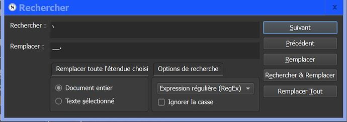 problème cadratin résolu