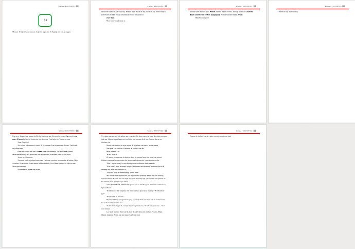 Chapter with page breaks