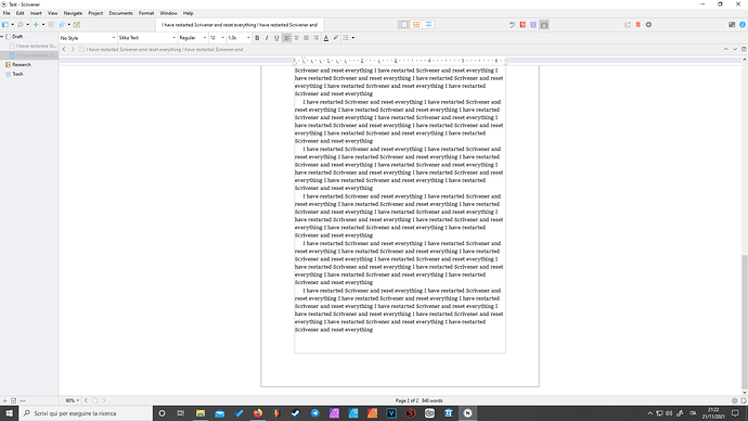 Scrivener screenshot 3