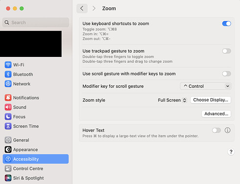 Settings > Accessibility > Zoom