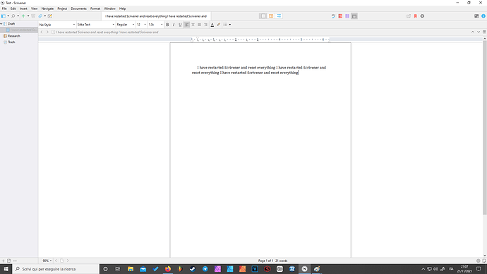 Scrivener Screenshot 2