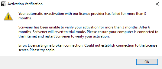 scrivener license activation issue.png