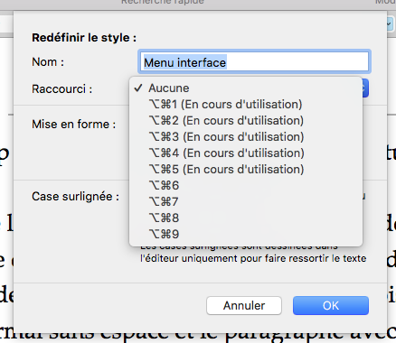 Style names in redefining style window - Wish List - Literature & Latte