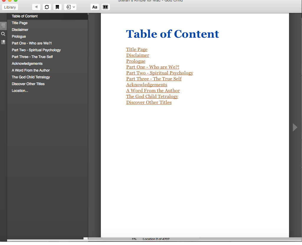 Scrivener Creates A Table Of Content Page - Scrivener For MacOS ...