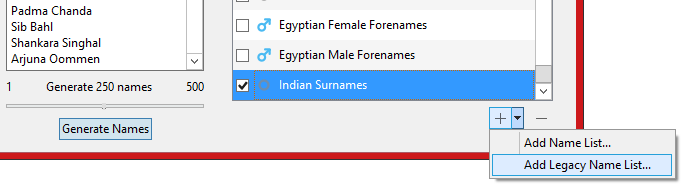 Indian Surnames