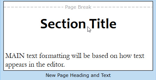 latest compiler section section title page break 10102023