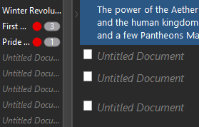 scrivener issue