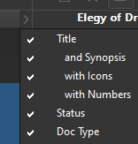 scrivener issue